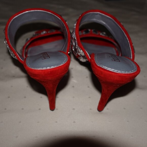 BRAND NEW HOT TOMATO WOMENS RED DRESS SHOES PUMPS SIZE 7M - Picture 5 of 8